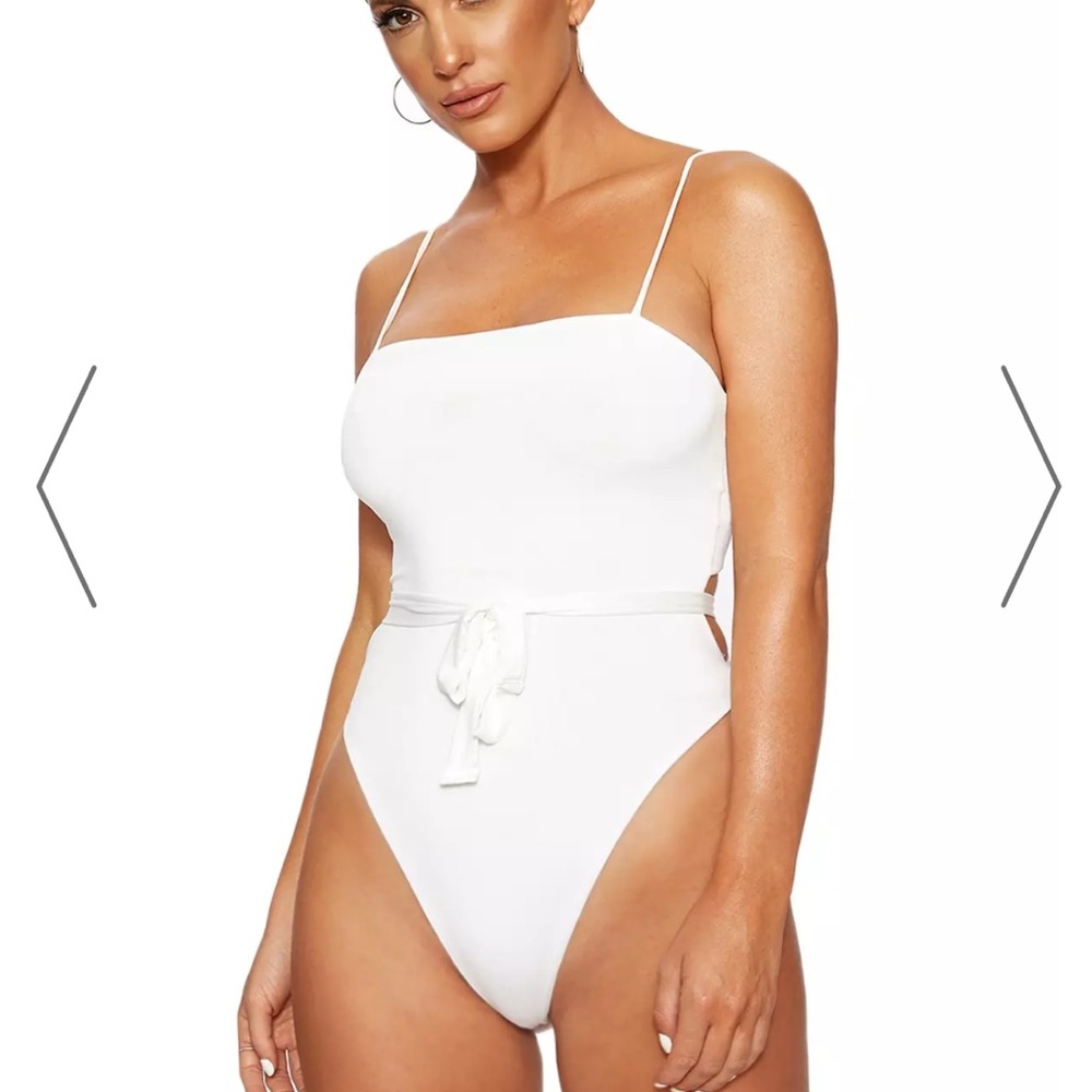 White Naked Swimsuit
